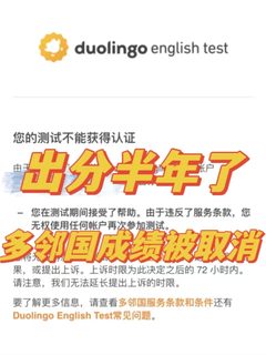 多邻国成绩被取消的先别急，来一个我捞一个