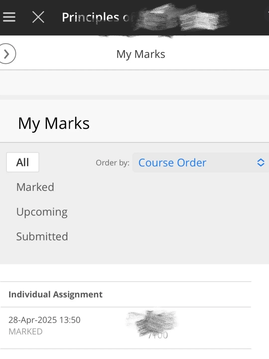 布里斯托化学final出分,28分remark到30分 · 图文图片