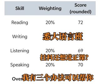 悉大语言班，挂科进正课其实完全没问题！