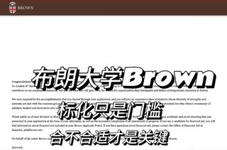 布朗大学脆拒，问题分析到位argue自然成功