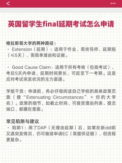 英国留学生final延期考试怎么申请？(2)
