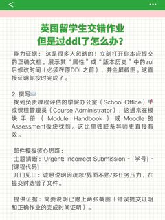 英国留学生交错作业，但是过ddl了怎么办？(2)