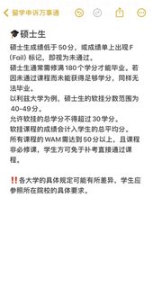 英国大学丨本科和硕士生挂科标准
