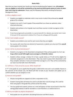 格拉斯哥大学Resit常见问题～