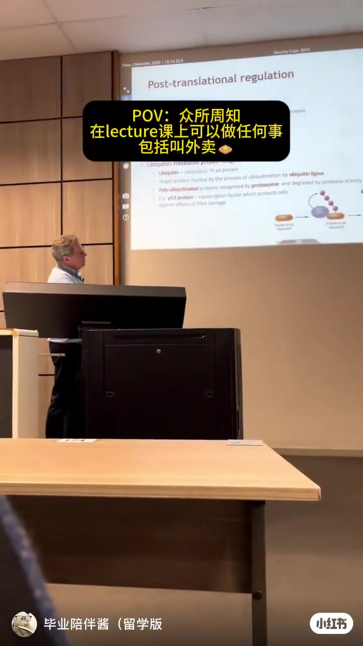 松弛的留子+教授=松弛的lecture课