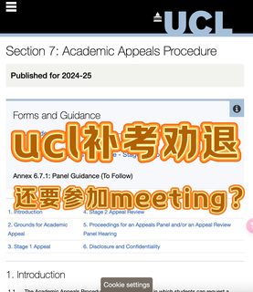 UCL补考挂科，还要参加meeting？别怕！我帮你