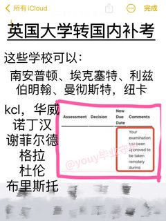 英国补考不用飞回去啊啊啊！国内或线上考啊