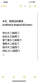 英本挂科，要拿ordinary degree的，我来捞