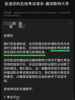 曼大final转线上，复习压力小多了(2)