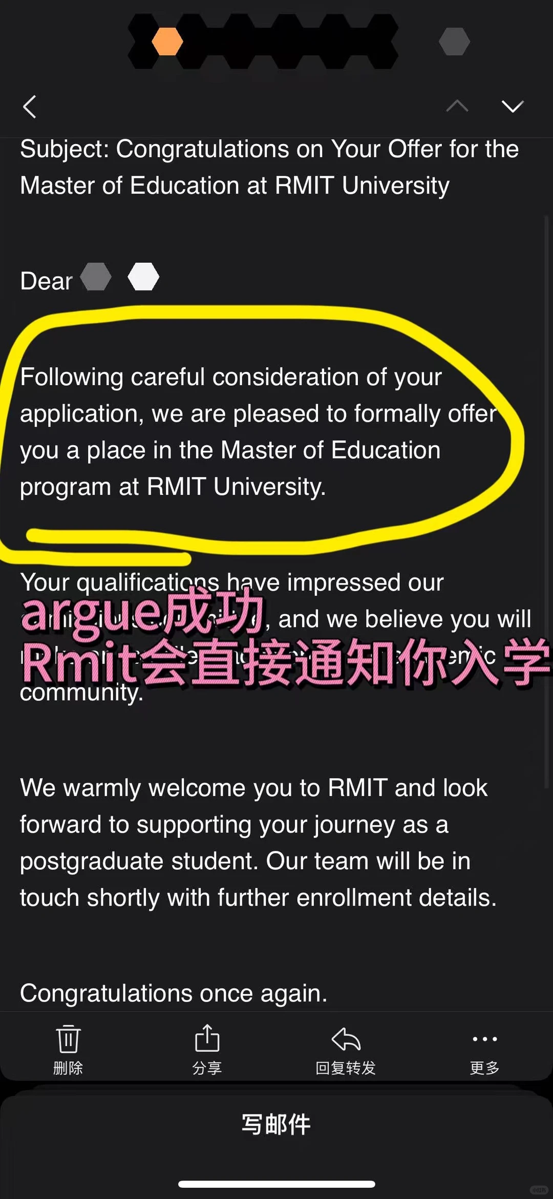 1、RMIT语言班挂科急救!argue 3小时直入正课🚀 2、语言班挂科别慌?2天申诉攻略秒入学🎯 3、救命!… · 图文图片