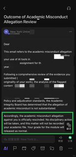 NYU学术不端申诉撤控，技巧在于材料和方案！(2)