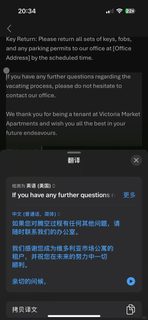 墨尔本准备11月回国，提前退租到26_2的公寓(2)