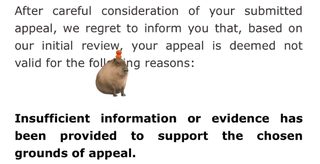 真话难听，没有evidence的appeal秒拒！！
