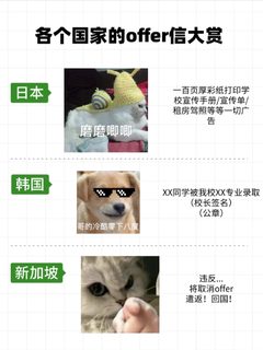 各个国家offer大赏！笑不活了哈哈哈哈哈(1)