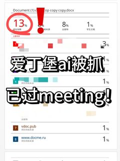 爱丁堡，查重13%都要被学术不端了？