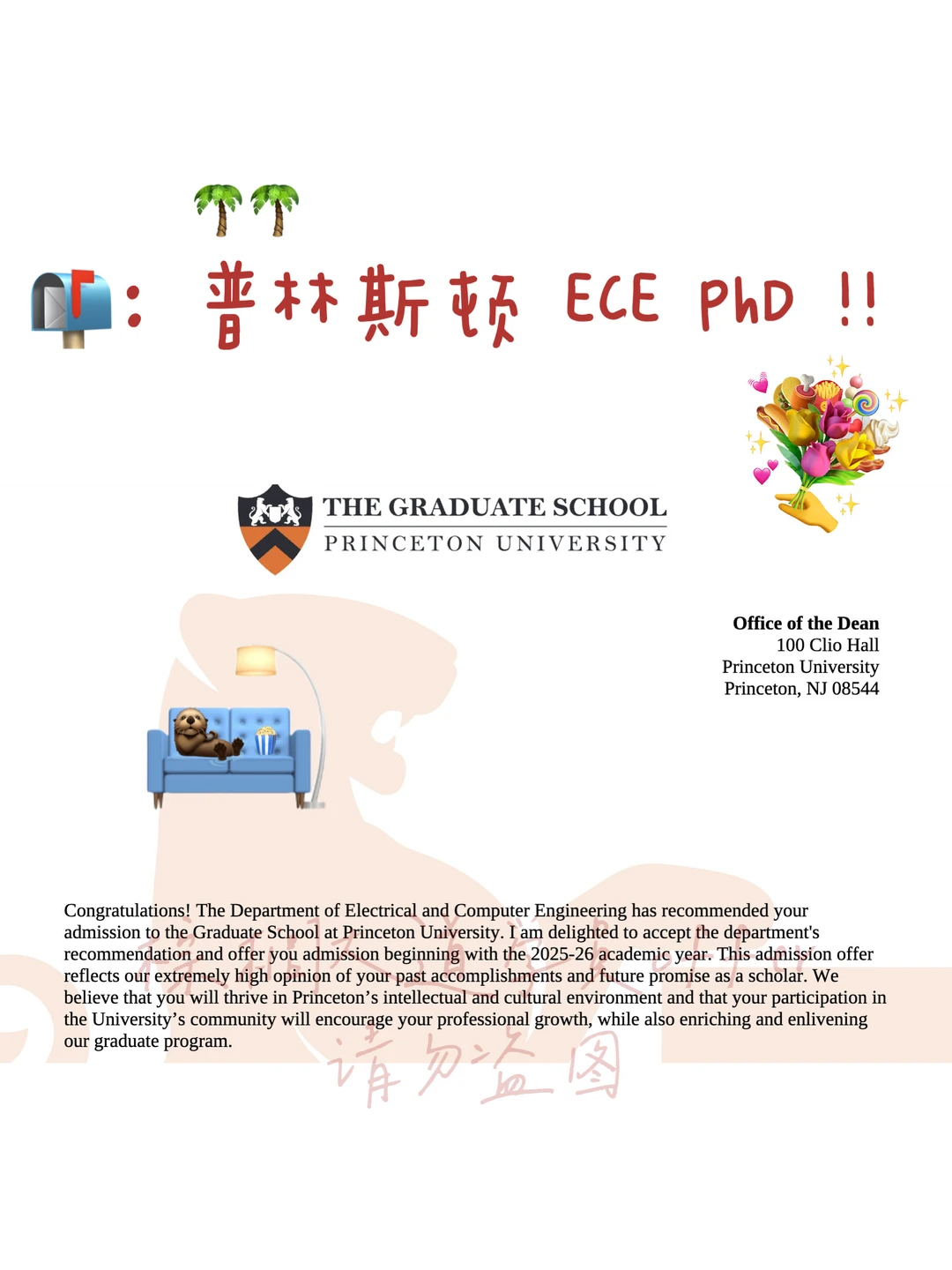 是谁美美接到普林斯顿 ECE PhD offer🫢 · 图文图片