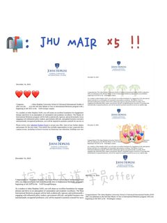 JHU MAIR拒收流水账文书