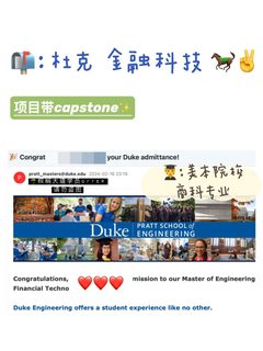 杜克 Fintech offer 到手！！！