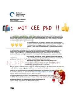 MIT CEE PhD面试后还有笔试