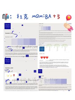 一睁眼 杜克MQM: BA offer+5！！！😭