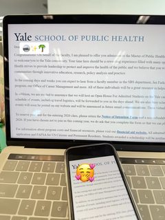 Yale MPH !!!! 美研申请即将大满贯🥳
