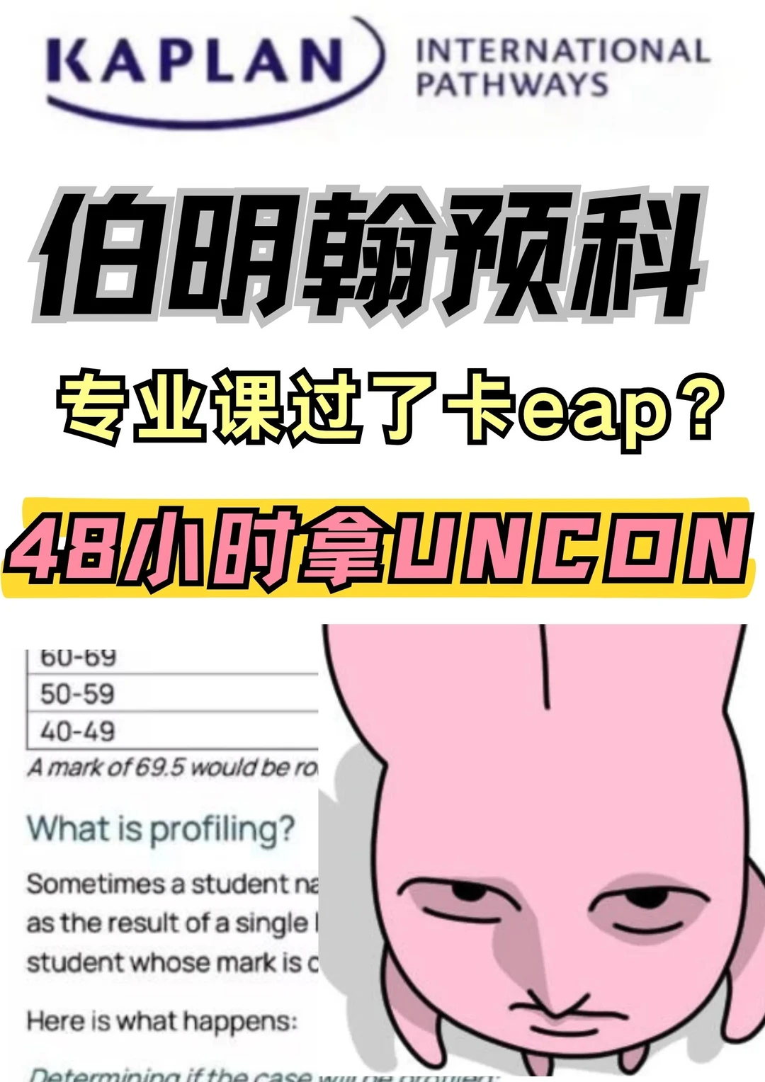 伯明翰预科EAP,专业课过了也会输 · 封面图片