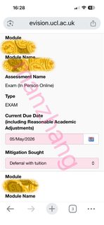 ucl考试申请defer的成功最重要因素